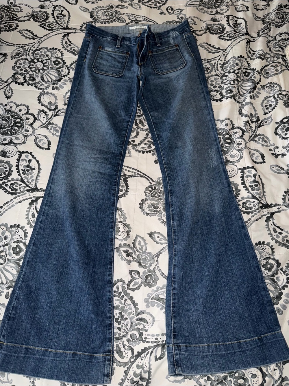 Joe's Jeans Indigo Wide-Leg Flare Jeans